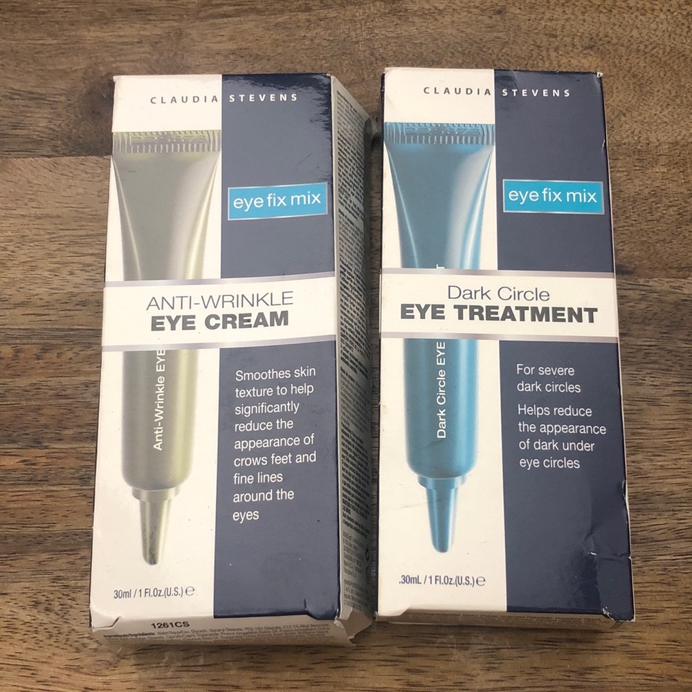 Eye Fix Mix Anti-Wrinkle & Dark Circle Duo — Silver and Blue
